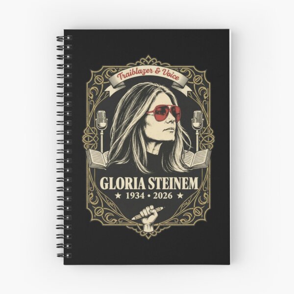 Item preview, gloria steinem trailblazer and voice vintage art nouveau crest designed and sold by SheliasBoone.