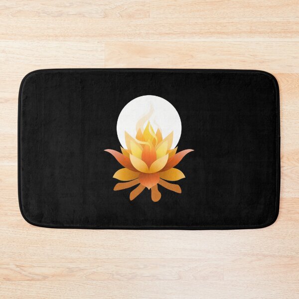 Item preview, Flaming Lotus Zen Symbol designed and sold by wyrichbosle.