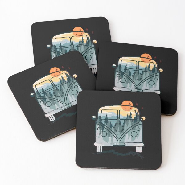 Item preview, Forest Sunset Van Life Adventure Art designed and sold by andrasmar.