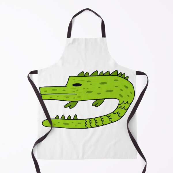 Item preview, Quirky Green Alligator Illustration designed and sold by waverlytamsin.
