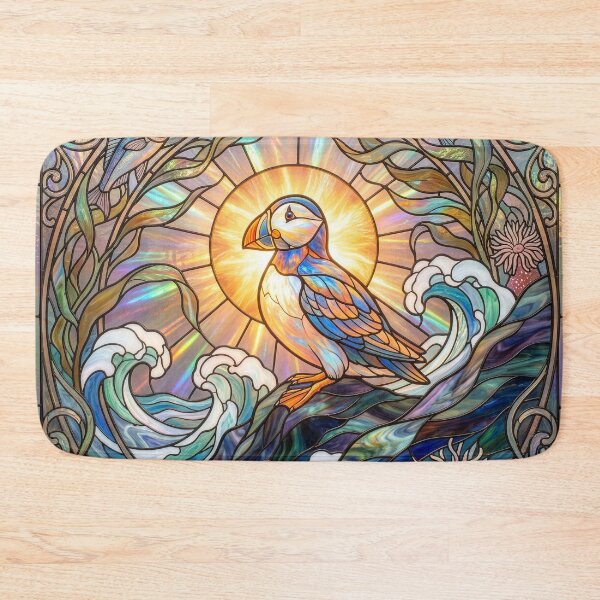 Item preview, Stained Glass Puffin designed and sold by Tridentulus.