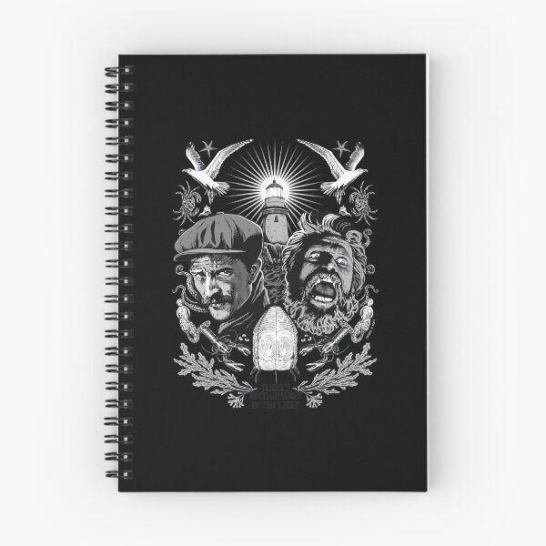 Item preview, Monochrome Lighthouse Keeper Duo Coastal Horror designed and sold by SERGIWKINS.