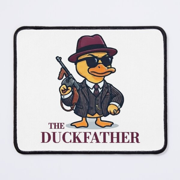 Item preview, The Duckfather - Funny Mafia Duck Gangster Parody designed and sold by Wildlife Wonders.