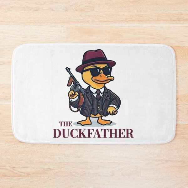 Item preview, The Duckfather - Funny Mafia Duck Gangster Parody designed and sold by Wildlife Wonders.