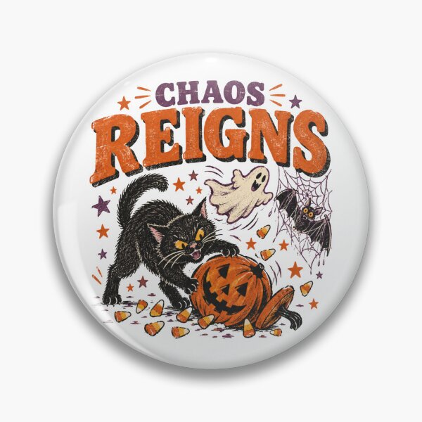 Item preview, Chaos Reigns Halloween Design designed and sold by GrooveAndGlow.