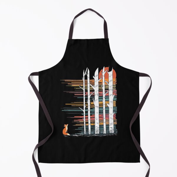 Item preview, Fox and Birch Forest Sunset Art designed and sold by wyrichbosle.