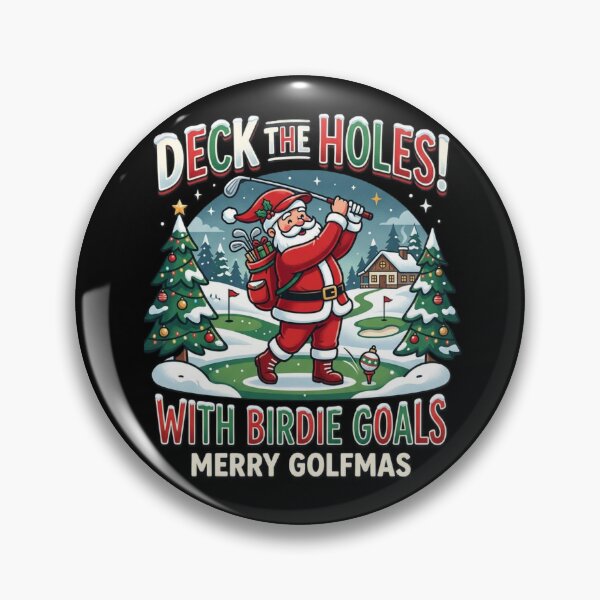 Item preview, Deck The Holes Merry Golfmas Funny Santa Golf Christmas Gift designed and sold by 519xdesign.