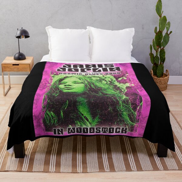 Item preview, Vintage Janis Joplin Black and White Graphic Poster Design designed and sold by Nfx2.