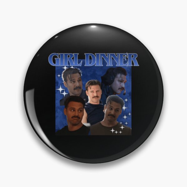 Item preview, girl dinner mustache eddie diaz designed and sold by SheliasBoone.