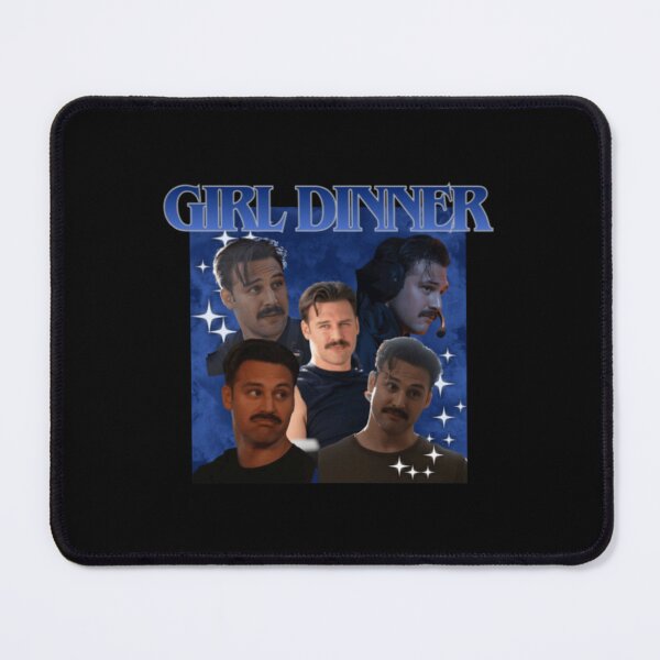 Item preview, girl dinner mustache eddie diaz designed and sold by SheliasBoone.