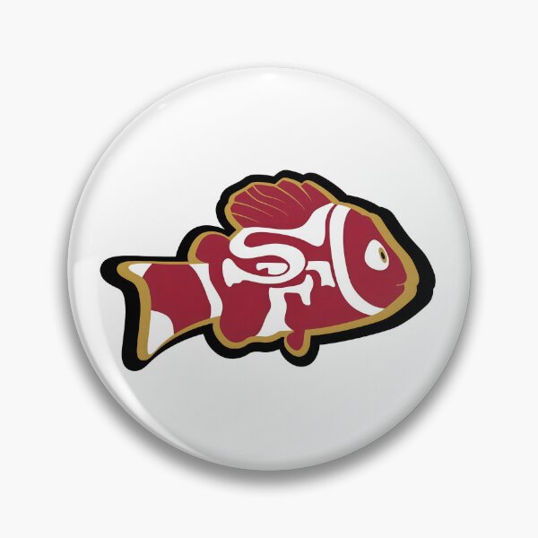 Item preview, 49ers fish 49ers logo designed and sold by FlowsUp.