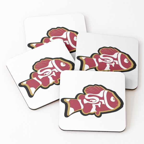 Item preview, 49ers fish 49ers logo designed and sold by FlowsUp.