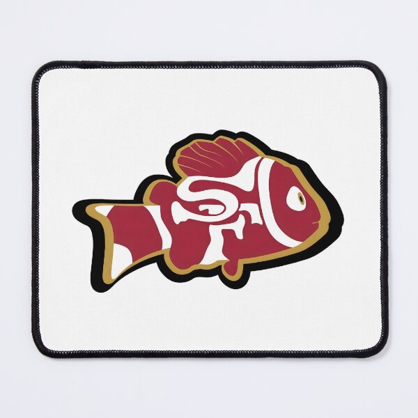 Item preview, 49ers fish 49ers logo designed and sold by FlowsUp.