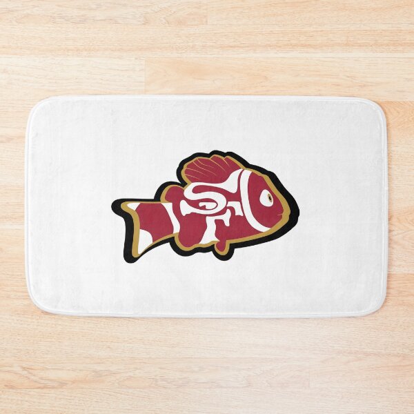 Item preview, 49ers fish 49ers logo designed and sold by FlowsUp.