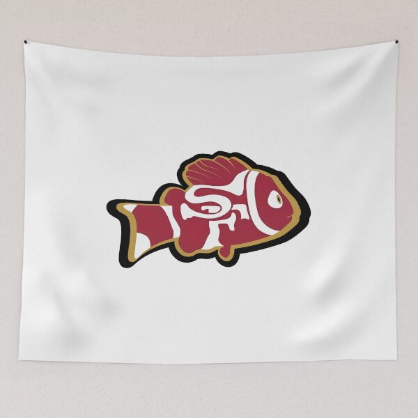 Item preview, 49ers fish 49ers logo designed and sold by FlowsUp.