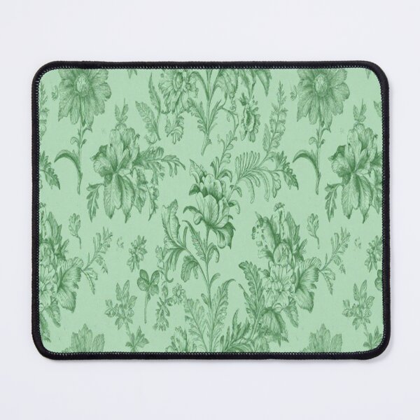 Item preview, Toile de Jouy Fleurie Pattern in Green designed and sold by jjagani.