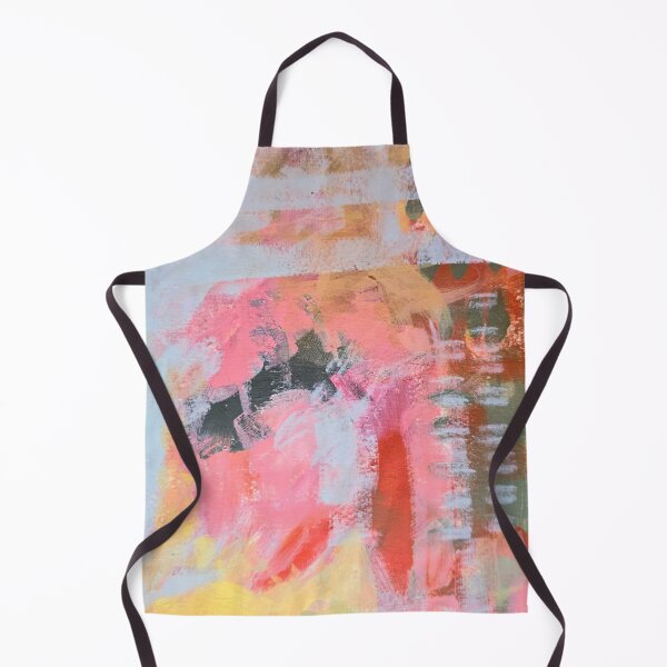 Item preview, Soft warm abstract - pinks, corals, yellows and green. designed and sold by NathalieLeRiche.