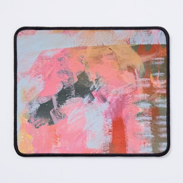 Item preview, Soft warm abstract - pinks, corals, yellows and green. designed and sold by NathalieLeRiche.