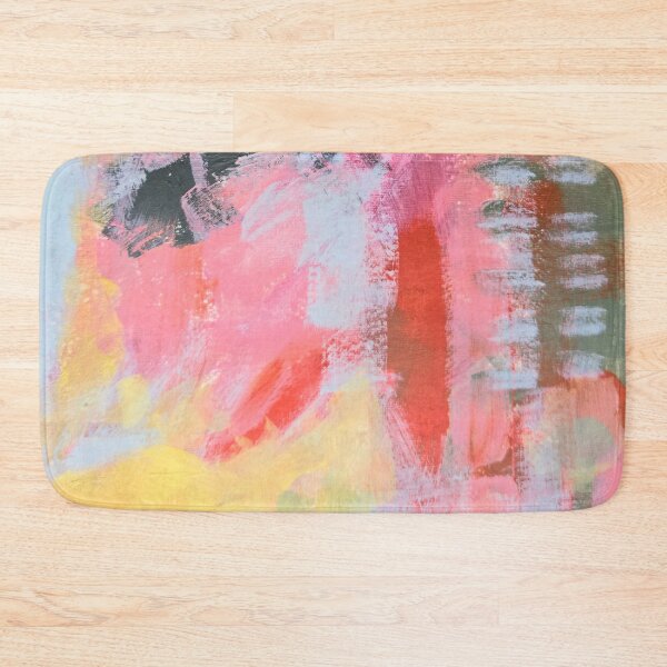 Item preview, Soft warm abstract - pinks, corals, yellows and green. designed and sold by NathalieLeRiche.