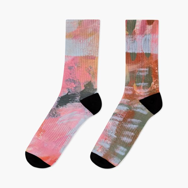 Item preview, Soft warm abstract - pinks, corals, yellows and green. designed and sold by NathalieLeRiche.
