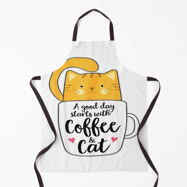 Item preview, A Good Day Starts With Coffee And Cat T-Shirt designed and sold by SAK7.