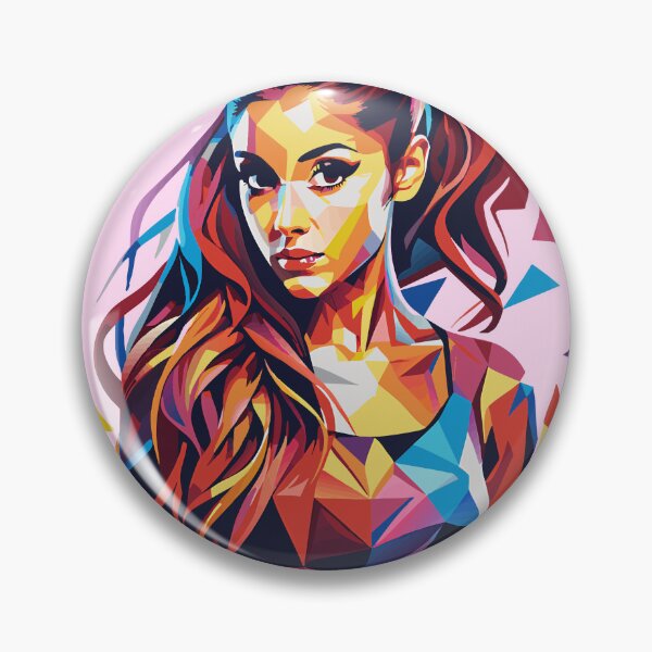Artikelvorschau, Ariana Grande – Geometrisches Pop-Art-Poster entworfen und verkauft von DGMaxShop.