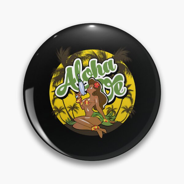 Item preview, Aloha Oe Hawaiian Island Hula Girl Sunset designed and sold by AaroTodd.