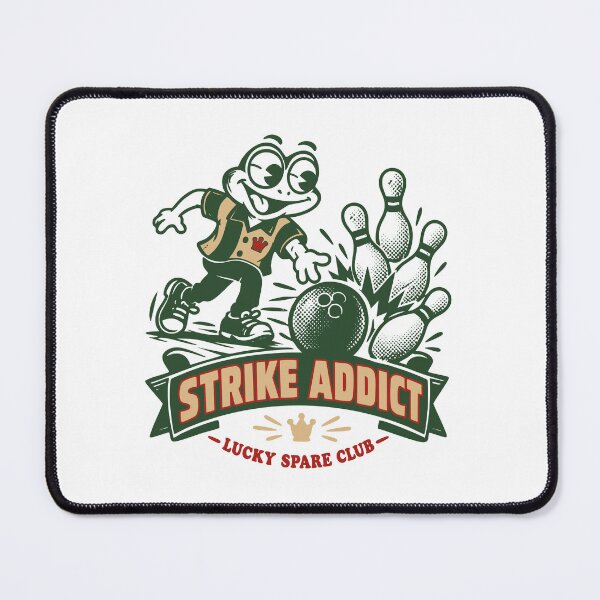 Item preview, Kingpin Frog Vintage Bowling League designed and sold by Hotfresh.