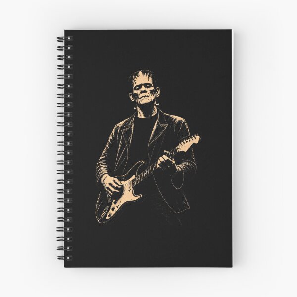 Item preview, Vintage Frankenstein Playing Guitar Halloween Frankenstein designed and sold by RealestInternet.