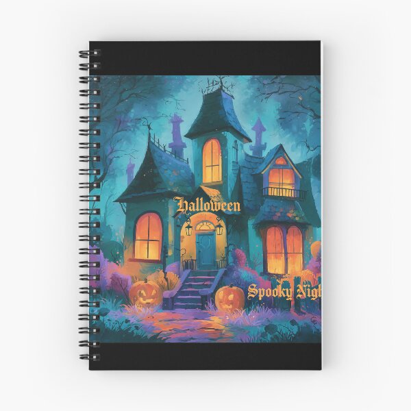 Item preview, Vibrant Spooky Manor Glowing Orange Windows Art designed and sold by CaryReinger.