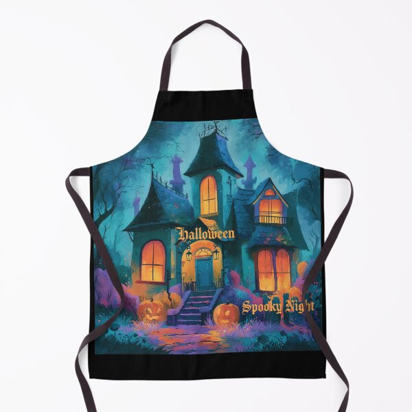 Item preview, Vibrant Spooky Manor Glowing Orange Windows Art designed and sold by CaryReinger.