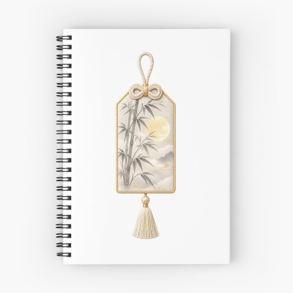 Item preview, Moonlit Bamboo Japanese Omamori Style Charm Motif designed and sold by LuminaKage.