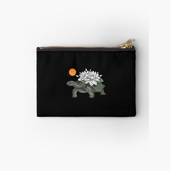 Item preview, Tortoise with Lotus Flowers designed and sold by helencacu.