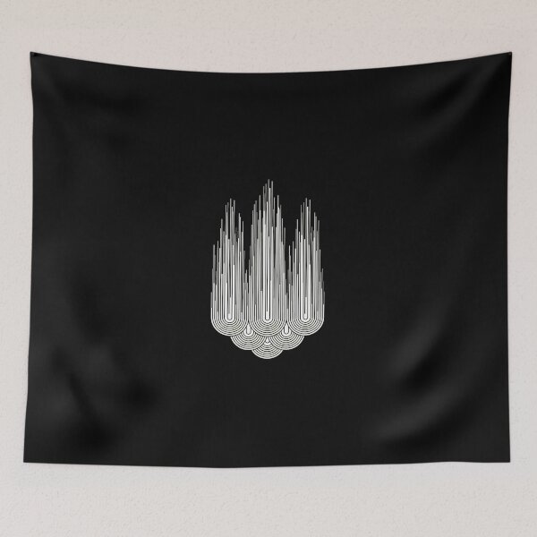 Item preview, Geometric Cascade Abstract Art Design designed and sold by lasopent.