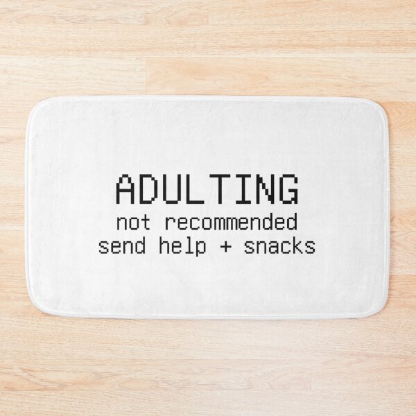 Item preview, Adulting Not Recommended Funny T-Shirt designed and sold by low battery meme design.
