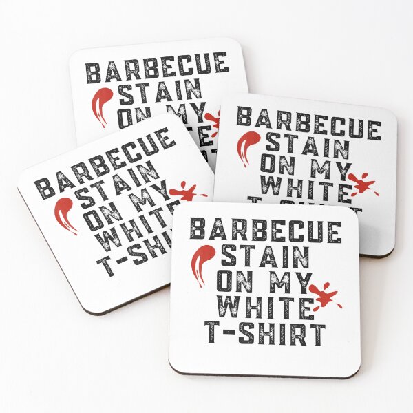 Item preview, Barbecue Stain On My White T-Shirt designed and sold by leelossyjudit.