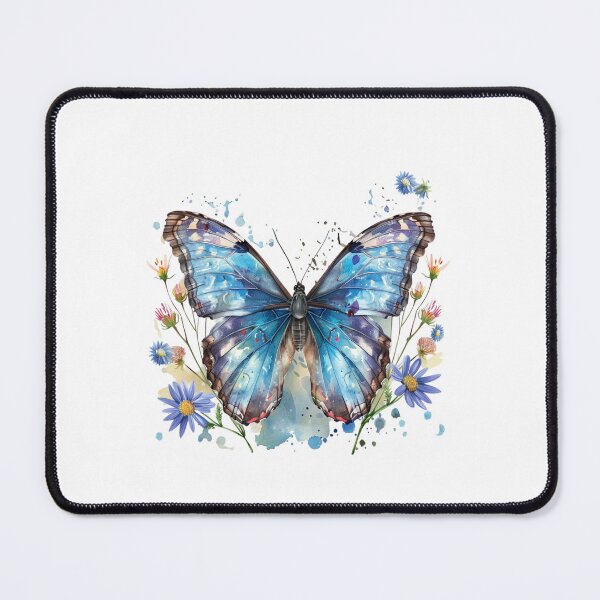 Item preview, Blue Butterfly | Elegant Nature Aesthetic Art designed and sold by Mandayartstudio.