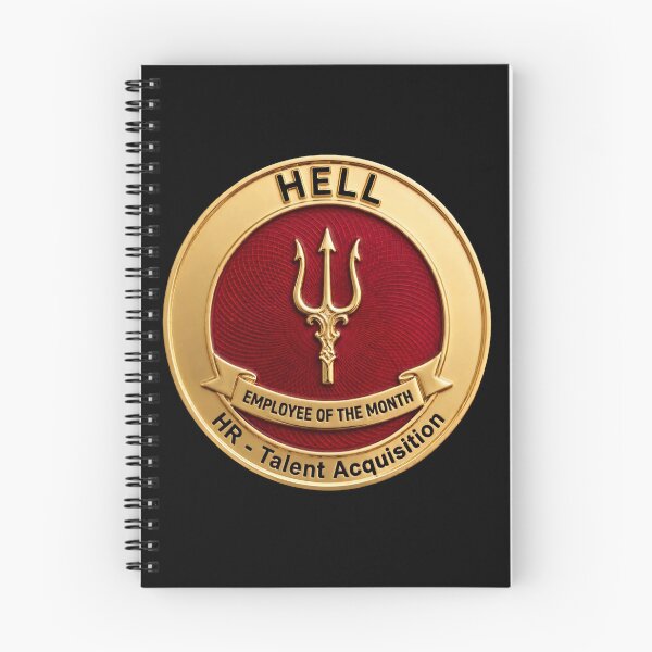 Item preview, Employee of The Month - Hell designed and sold by RogueSquirrels.