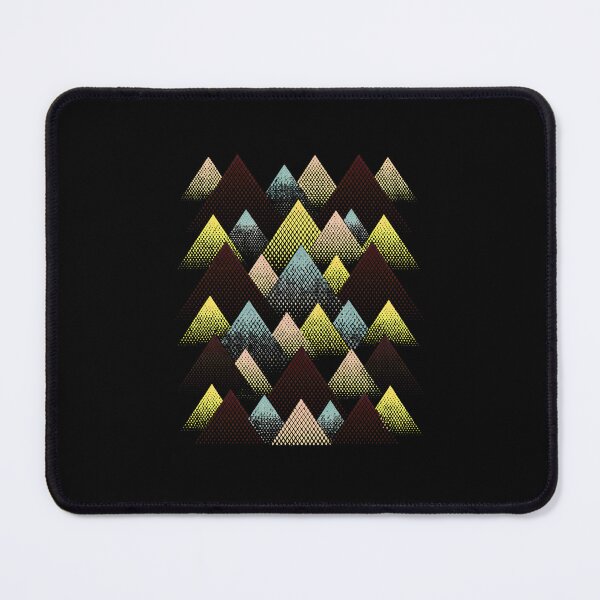 Item preview, Geometric Halftone Mountains Pastel Abstract Pattern designed and sold by fetzrolfs.