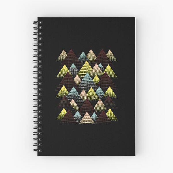 Item preview, Geometric Halftone Mountains Pastel Abstract Pattern designed and sold by fetzrolfs.