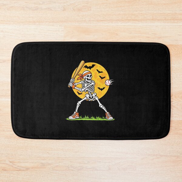 Item preview, Funny Skeleton Baseball Halloween Moon Art designed and sold by elderberry.