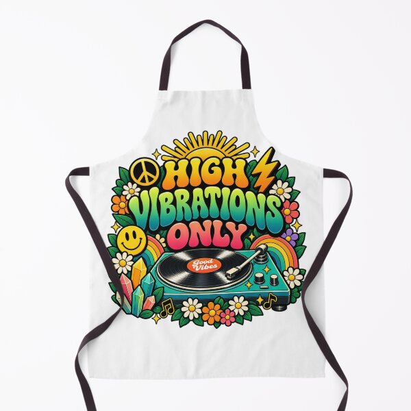 Item preview, Retro High Vibrations Only Good Vibes designed and sold by Dresut.