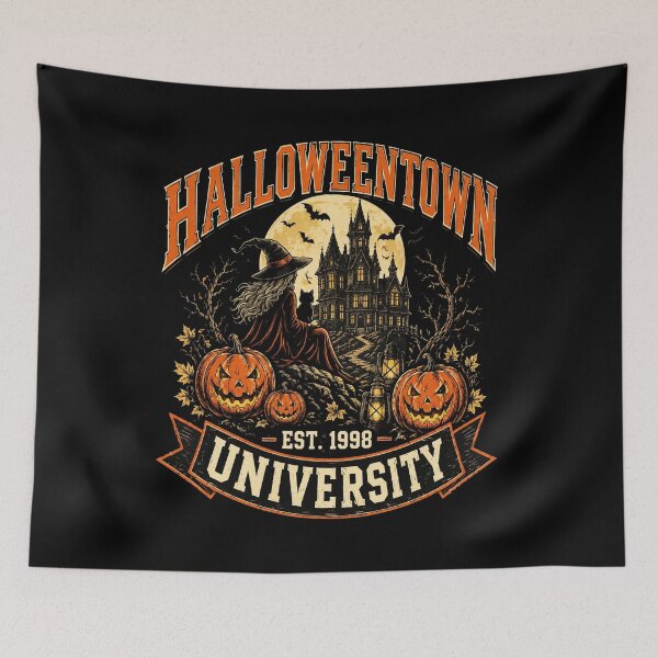 Item preview, Universidad de Halloween Town, fundada en 1998. designed and sold by FieldsnancyArts.