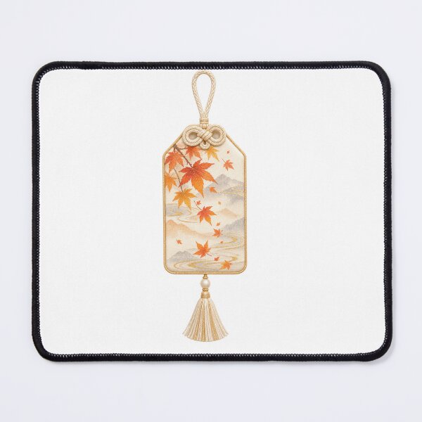 Item preview, Autumn Maple Japanese Omamori Style Charm Sticker designed and sold by LuminaKage.