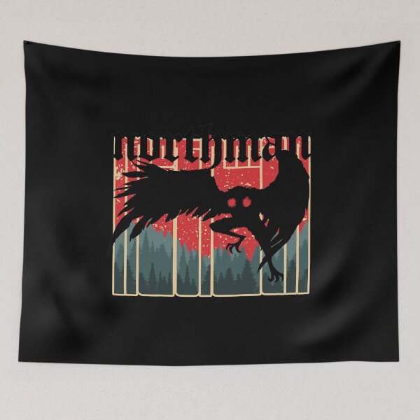 Item preview, Mothman Cryptid Forest  Distress  designed and sold by MurielWisozkdg.