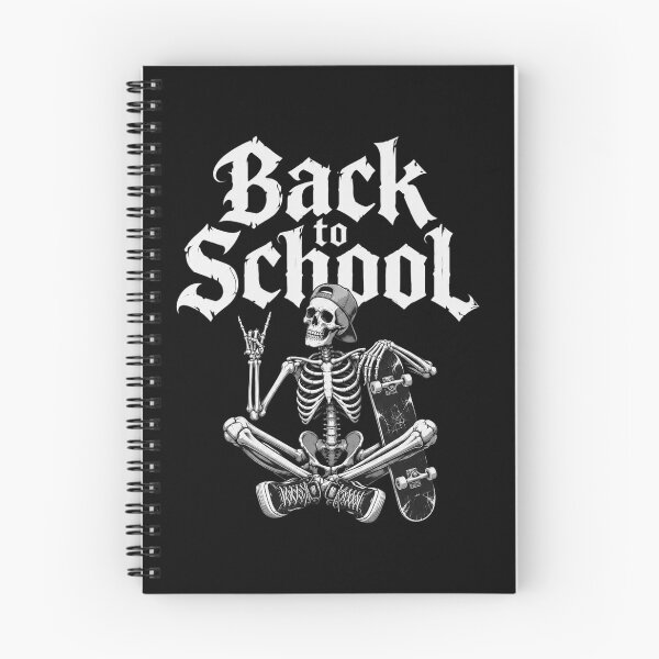 Item preview, Gothic Skeleton Back To School Funny Black And White designed and sold by Mckenna165.