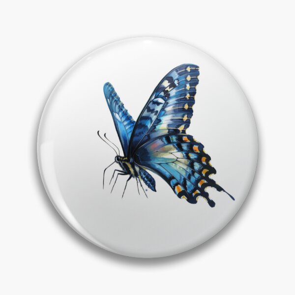 Item preview, Blue Butterfly | Elegant Nature Aesthetic Art designed and sold by Mandayartstudio.