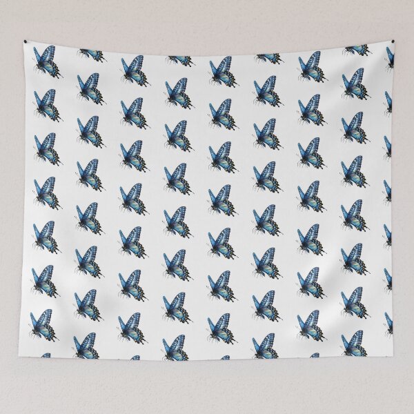 Item preview, Blue Butterfly | Elegant Nature Aesthetic Art designed and sold by Mandayartstudio.