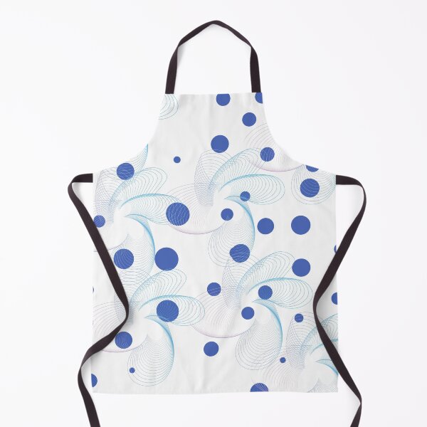 Item preview, Abstract Blue Spirograph Geometric Floral Pattern designed and sold by RAJASWARSTORE.