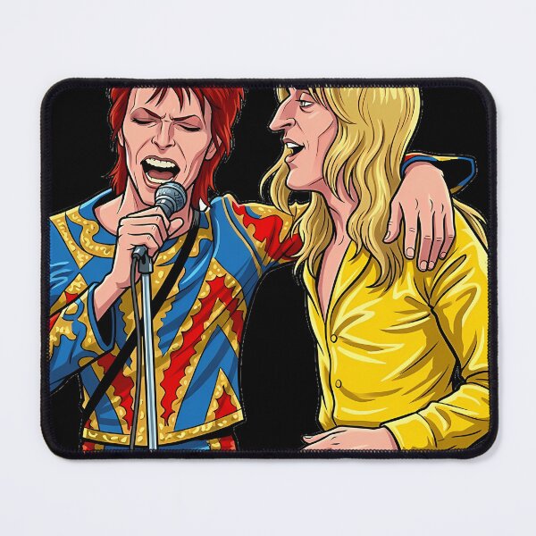 Item preview, David Bowie And Mick Ronson - Cartoon designed and sold by slimshadow.